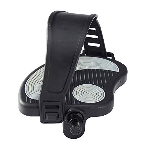 QDY-Pedales de Bicicleta Estática, Pedal de Coche de Control Magnético Antideslizante Universal Accesorios de Bicicleta Negro, 162 * 148 * 52MM