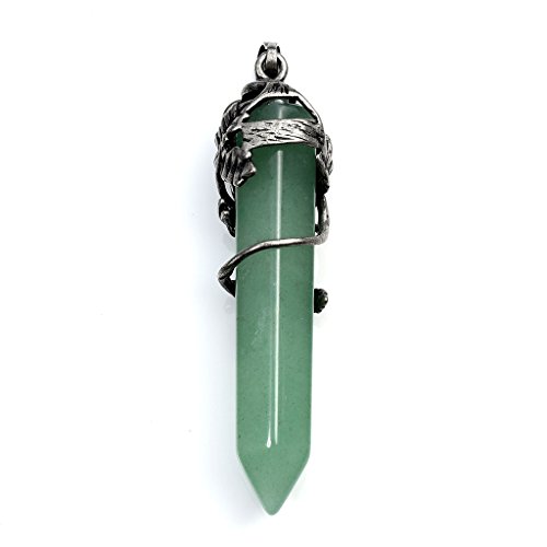 QGEM Hombre Mujer Sans poiçon cobre Aventurine