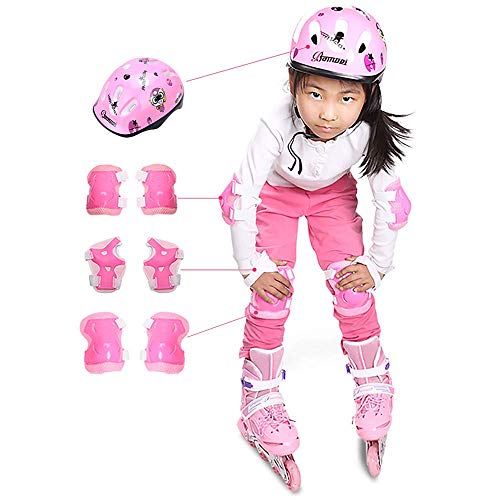 QIANG Niños Entrenando Patines De Doble Fila 2 En 1 Patines Ajustables 4 Patines Circulares para Principiantes Niños Pequeños Niñas Patín De Hielo Conjunto,Pink-XS(23-26)