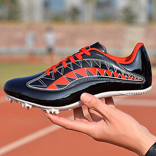 Qianyuyu Pista Y Campo Zapatos, Picos De Obstáculo Salto De Longitud Spikes Running Spikes Zapatilla Correr Salto de Longitud Media y Larga Distancia Correr Zapatos de Uñas,001,44EU Qianyuyu Pista Y Campo Zapatos, Picos De Obstáculo Salto De Longitud Spikes Running Spikes Zapatilla Correr Salto de Longitud Media y Larga Distancia Correr Zapatos de Uñas,001,44EU