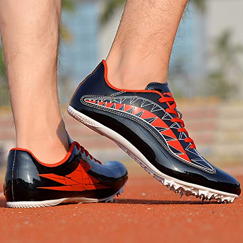Qianyuyu Pista Y Campo Zapatos, Picos De Obstáculo Salto De Longitud Spikes Running Spikes Zapatilla Correr Salto de Longitud Media y Larga Distancia Correr Zapatos de Uñas,001,44EU Qianyuyu Pista Y Campo Zapatos, Picos De Obstáculo Salto De Longitud Spikes Running Spikes Zapatilla Correr Salto de Longitud Media y Larga Distancia Correr Zapatos de Uñas,001,44EU
