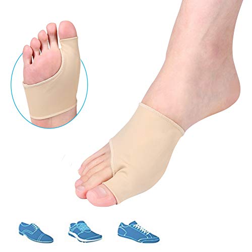 Qiilu Corrector de juanetes, corrector de pulgar para juanetes, protección de las mangas, metatarsal, almohadilla para dedos del pie, calcetines, botines