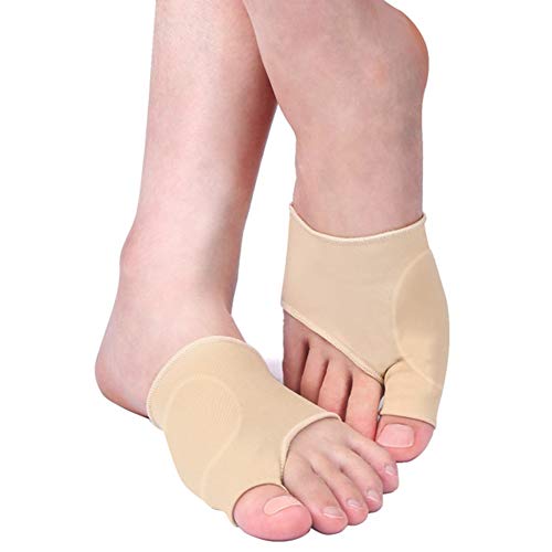 Qiilu Corrector de juanetes, corrector de pulgar para juanetes, protección de las mangas, metatarsal, almohadilla para dedos del pie, calcetines, botines