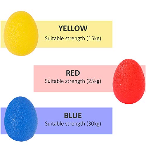 QIMEI-SHOP Manos Ejercicio Pelotas Antiestres Bolas Rehabilitación Fortalecedores de Mano Dedo Agarre Squeeze Pelota para Terapia Artritis Fisioterapia 3 Piezas QIMEI-SHOP Manos Ejercicio Pelotas Antiestres Bolas Rehabilitación Fortalecedores de Mano Dedo Agarre Squeeze Pelota para Terapia Artritis Fisioterapia 3 Piezas