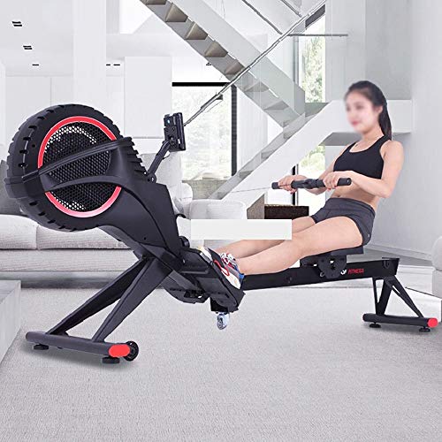 Qiming Remo de máquina de Remo de Agua La renuencia Remo Gimnasio Comercial Viento de batir Cubierta Gimnasio Inicio Ejercicio Fitness Equipment (Color : Negro, tamaño : Un tamaño)