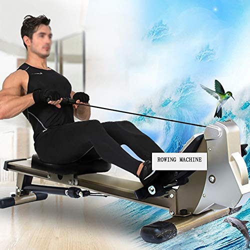 Qiming Remo de máquina de Remo de Agua Máquina de Remo Resistencia del Cuerpo Planeador Cubierta Equipos for el Hogar Abdominal Pectoral Brazo Entrenamiento de la Aptitud de aguante