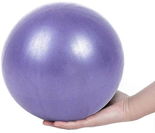 QingJoy Pelota de Ejercicios de Yoga y Pilates de 9,8 Pulgadas para Entrenamiento de Equilibrio de Estabilidad para Entrenamiento de núcleo, Fisioterapia, Mejora el Equilibrio