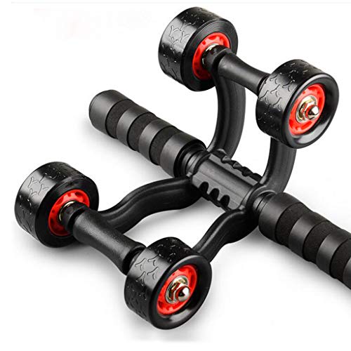 qingqingR AB Wheels Roller Stretch Elastic Abdominal Resistance Pull Rope Tool para músculo