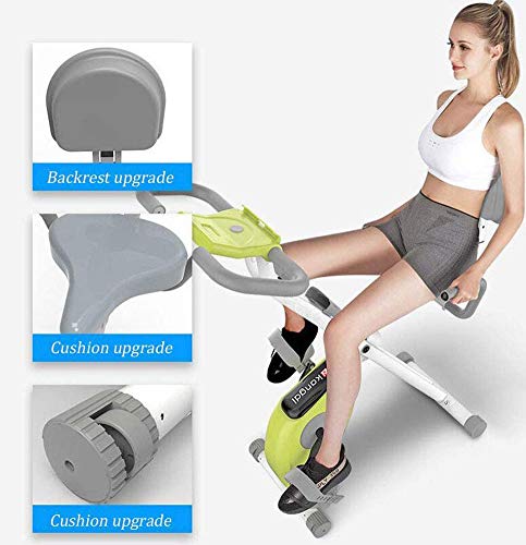 QINYUP - Bicicleta de spinning plegable para el hogar, equipo de fitness para interiores, control magnético QINYUP - Bicicleta de spinning plegable para el hogar, equipo de fitness para interiores, control magnético