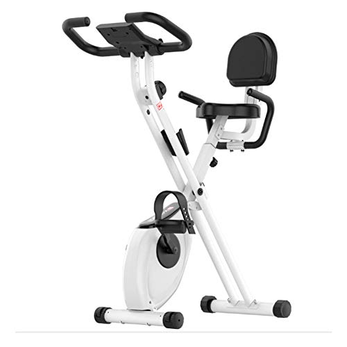 QINYUP - Bicicleta de spinning plegable para el hogar, equipo de fitness para interiores, control magnético