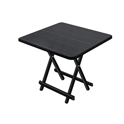 QJJ Popular Mesa de Comedor Plegable Mesa portátil al Aire Libre para Alquiler de casa pequeña casa de Comedor Cuadrado Caja Fuerte y Mesa Estable Vale la pena Comprar