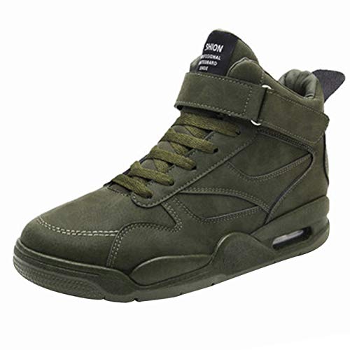 QKFON Zapatillas deportivas de color sólido para hombre, ligeras, transpirables, atléticas, para correr y caminar QKFON Zapatillas deportivas de color sólido para hombre, ligeras, transpirables, atléticas, para correr y caminar