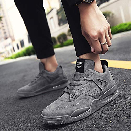QKFON Zapatillas deportivas de color sólido para hombre, ligeras, transpirables, atléticas, para correr y caminar QKFON Zapatillas deportivas de color sólido para hombre, ligeras, transpirables, atléticas, para correr y caminar
