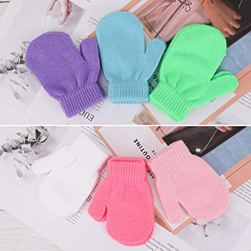 QKURT 12 Pares de Manopla de Bebé,Mitones de Invierno Mitones Mágicos Cálidos para Niños Pequeños Apto para niños de 1~4 años. QKURT 12 Pares de Manopla de Bebé,Mitones de Invierno Mitones Mágicos Cálidos para Niños Pequeños Apto para niños de 1~4 años.