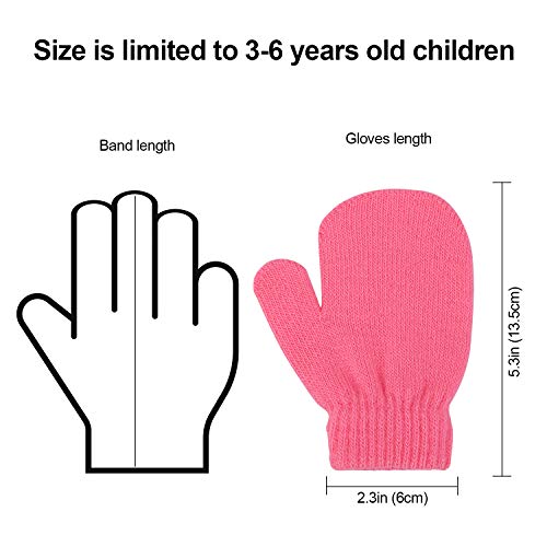 QKURT 12 Pares de Manopla de Bebé,Mitones de Invierno Mitones Mágicos Cálidos para Niños Pequeños Apto para niños de 1~4 años. QKURT 12 Pares de Manopla de Bebé,Mitones de Invierno Mitones Mágicos Cálidos para Niños Pequeños Apto para niños de 1~4 años.