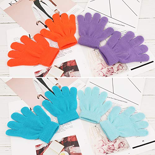 QKURT 6 Pares Guantes de Invierno para Niños,Invierno Guantes Guantes Calientes Guantes de Dedos completos para Niños Niñas QKURT 6 Pares Guantes de Invierno para Niños,Invierno Guantes Guantes Calientes Guantes de Dedos completos para Niños Niñas