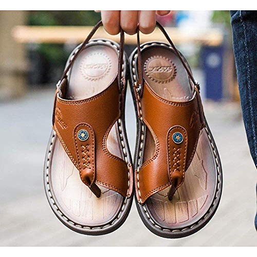 QLIGHA Sandalias de Plataforma cómodas para Hombre, Sandalias ortopédicas, Zapatos de Verano para juanetes, Zapatillas de Viaje para Hombre, Playa