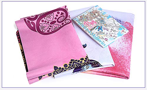 QMMCK Estera De Yoga De Gamuza Natural Toalla De Yoga Antideslizante Portátil Plegable Impresa Ejercicio Colchoneta De Yoga Colchoneta De Ejercicios para Gimnasio Ejercicio De Piso De Pilates (004) QMMCK Estera De Yoga De Gamuza Natural Toalla De Yoga Antideslizante Portátil Plegable Impresa Ejercicio Colchoneta De Yoga Colchoneta De Ejercicios para Gimnasio Ejercicio De Piso De Pilates (004)