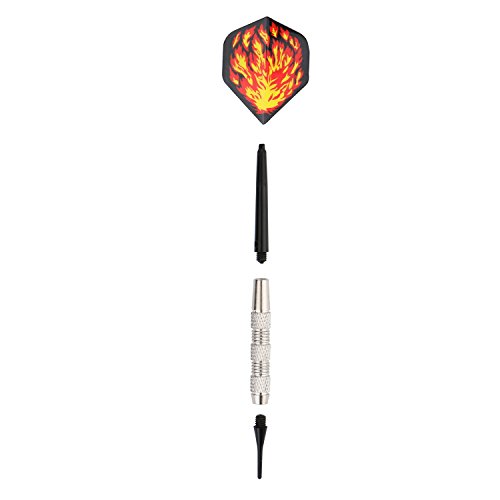 QMQ 18 pcs 6 Estilos Dardos de Punta Blanda Set con Puntos de Punta Blanda para Diana electrónica, 17 Gramos QMQ 18 pcs 6 Estilos Dardos de Punta Blanda Set con Puntos de Punta Blanda para Diana electrónica, 17 Gramos