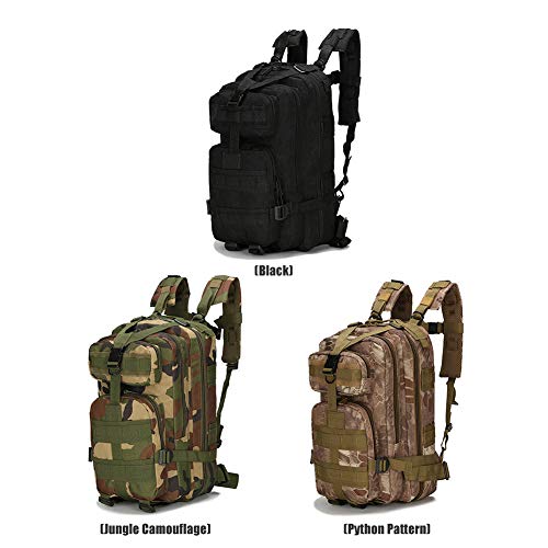 QND,Aire Libre Morral 30L Tela Oxford Impermeable Acampar al Aire Libre Senderismo Escalada Mochilas Molle Viaje portátil Ciclismo Deportes Mochila de Almacenamiento 3P, China