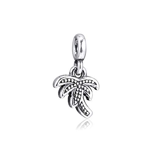 QNWLKJ Se Ajustan A Las Pulseras Originales De Pandora DIY Plata De Ley 925 My Palm Tree Charms Charm Beads para La Fabricación De Joyas Bead Kralen QNWLKJ Se Ajustan A Las Pulseras Originales De Pandora DIY Plata De Ley 925 My Palm Tree Charms Charm Beads para La Fabricación De Joyas Bead Kralen