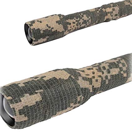 QPOWER Cintas de Camuflaje para Exteriores no Tejidas Autoadhesivas Envoltura de Rifle Woodland Camo (12PCS) QPOWER Cintas de Camuflaje para Exteriores no Tejidas Autoadhesivas Envoltura de Rifle Woodland Camo (12PCS)