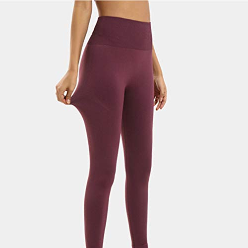 QTSUANNAI Ropa De Yoga,2 Piezas Energy Seamless Yoga Set Ropa De Entrenamiento para Mujeres Acolchadas Deportes Bra + Sport Leggings Traje De Alto Fitness Gimnasio Deportes Suits,Fuchsia Pantalones,M