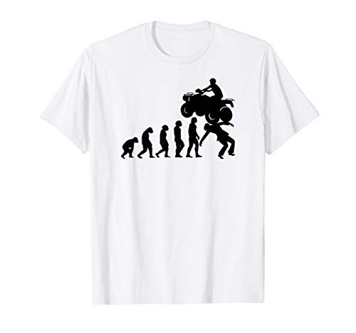 Quad ATV quad bike quads Evolución quad Camiseta Quad ATV quad bike quads Evolución quad Camiseta