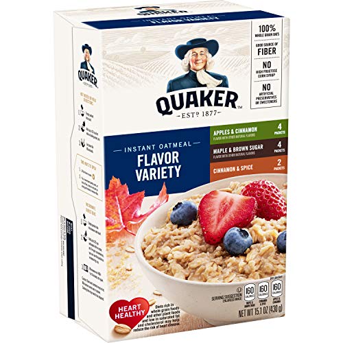 Quaker Instant Oatmeal Flavor Variety 10 pk