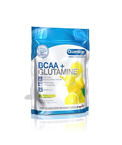 QUAMTRAX BCAA+GLUTAMINE (500 GRS) - LIMON