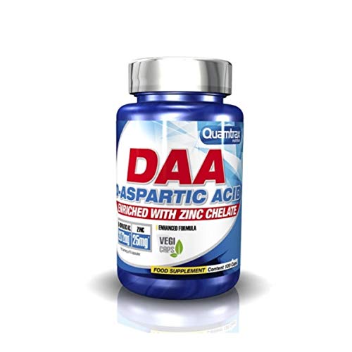 Quamtrax DAA D-Aspartic Acid - 120 cápsulas