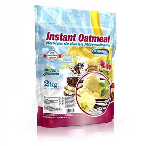 Quamtrax Instant Oatmeal - Harina de Avena 2 kg - Tarta de Queso