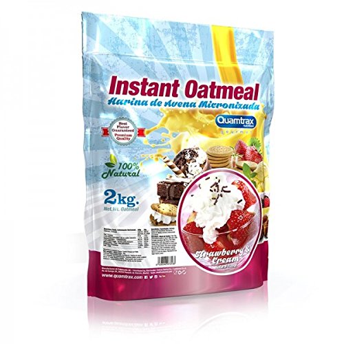 Quamtrax Instant Oatmeal - Harina de Avena 2 kg - Tarta de Queso Quamtrax Instant Oatmeal - Harina de Avena 2 kg - Tarta de Queso