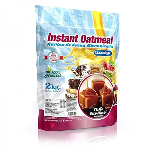 Quamtrax Instant Oatmeal - Harina de Avena 2 kg - Tarta de Queso