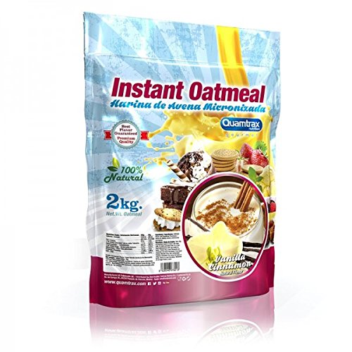 Quamtrax Instant Oatmeal - Harina de Avena 2 kg - Tarta de Queso Quamtrax Instant Oatmeal - Harina de Avena 2 kg - Tarta de Queso