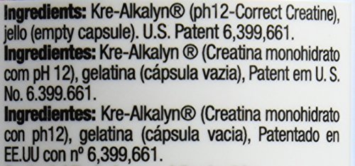 Quamtrax Kre Alkalyn 3000 - 120 cápsulas