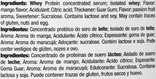 Quamtrax Nutrition Isowhey, Sabor Mango & Fruta de La Pasión - 907 gr