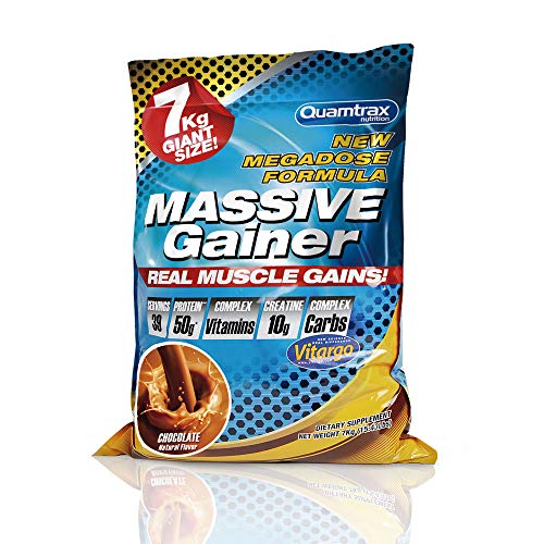 Quamtrax Nutrition Massive Gainer, Sabor Chocolate - 7000 gr