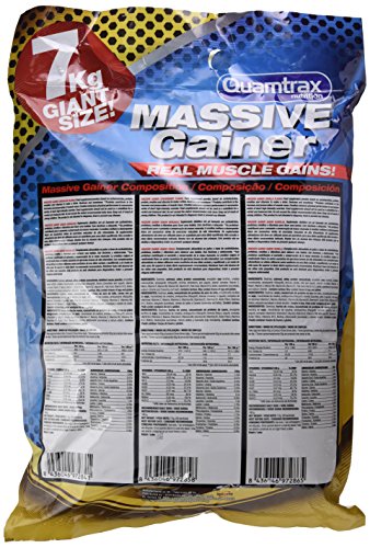 Quamtrax Nutrition Massive Gainer, Sabor Vainilla - 7000 gr