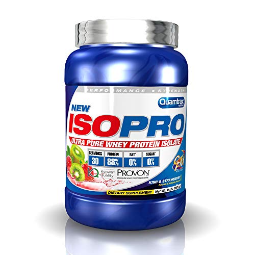 Quamtrax Nutrition QTX0275 - Suplementos de proteínas con aroma de fresa y kiwi, 907 gr Quamtrax Nutrition QTX0275 - Suplementos de proteínas con aroma de fresa y kiwi, 907 gr