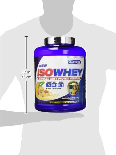 Quamtrax Proteina Iso Whey Sabor Plátano - 2267 gr