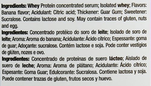 Quamtrax Proteina Iso Whey Sabor Plátano - 2267 gr Quamtrax Proteina Iso Whey Sabor Plátano - 2267 gr