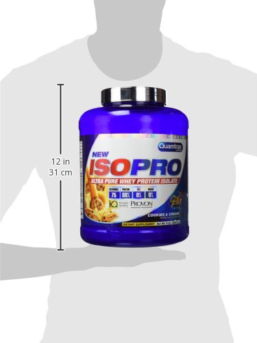 Quamtrax Proteina ISOPRO CFM Sabor Cookies & Cream - 2267 gr Quamtrax Proteina ISOPRO CFM Sabor Cookies & Cream - 2267 gr