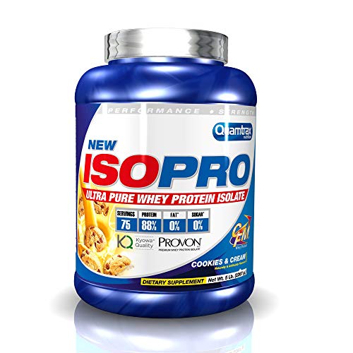 Quamtrax Proteina ISOPRO CFM Sabor Cookies & Cream - 2267 gr