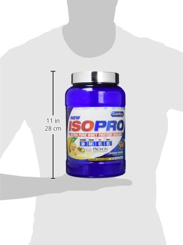 Quamtrax Proteina ISOPRO CFM Sabor Plátano - 907 gr