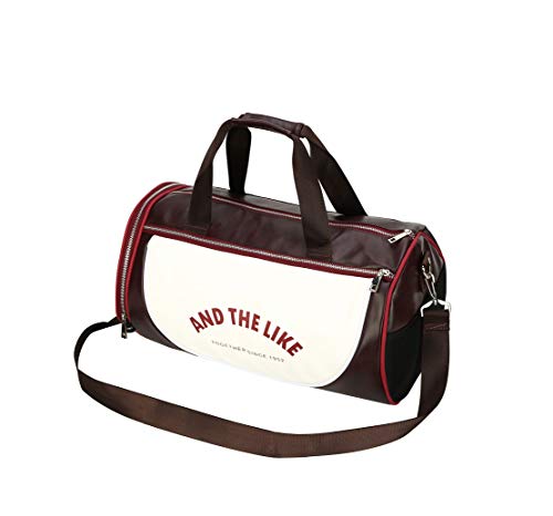 Quanjie Bolsa Gimnasio de Viaje Impermeable Bolsas Deporte PU Cuero Bolsos Deportivos Fin de Semana Travel Duffle Bag para Hombres y Mujeres (Rojo-1) Quanjie Bolsa Gimnasio de Viaje Impermeable Bolsas Deporte PU Cuero Bolsos Deportivos Fin de Semana Travel Duffle Bag para Hombres y Mujeres (Rojo-1)