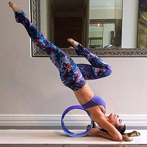 QUBABOBO Rueda de Yoga ABS + Camo Dharma Yoga Estiramiento/Soporte Apoyo círculo, Pilates Plantea y backbende Ejercicio, Deck Pose (13"x5) QUBABOBO Rueda de Yoga ABS + Camo Dharma Yoga Estiramiento/Soporte Apoyo círculo, Pilates Plantea y backbende Ejercicio, Deck Pose (13"x5)