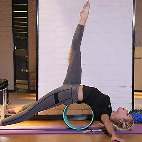 QUBABOBO Rueda de Yoga ABS + Camo Dharma Yoga Estiramiento/Soporte Apoyo círculo, Pilates Plantea y backbende Ejercicio, Deck Pose (13"x5) QUBABOBO Rueda de Yoga ABS + Camo Dharma Yoga Estiramiento/Soporte Apoyo círculo, Pilates Plantea y backbende Ejercicio, Deck Pose (13"x5)