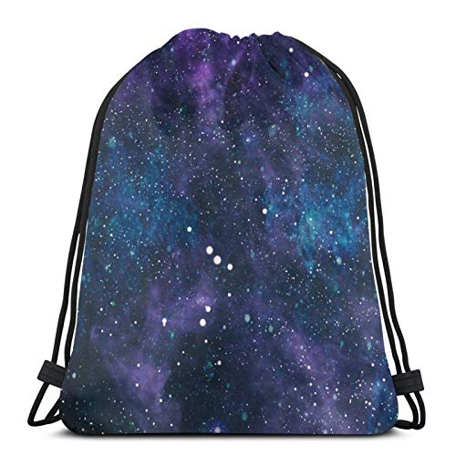 QUEMIN Mochila Deportiva Ligera con cordón, para Mujeres, Hombres, Estudiantes para el Trabajo/Gimnasio/Escuela Deep Space. Fondo de Campo de Estrellas de Alta definición QUEMIN Mochila Deportiva Ligera con cordón, para Mujeres, Hombres, Estudiantes para el Trabajo/Gimnasio/Escuela Deep Space. Fondo de Campo de Estrellas de Alta definición