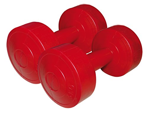 Queraltó Mancuerna de Polipropileno 3 kg (par) roja, Unisex Adulto, Naranja, XL Queraltó Mancuerna de Polipropileno 3 kg (par) roja, Unisex Adulto, Naranja, XL